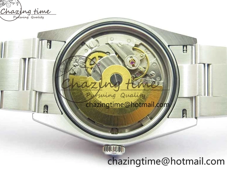 Blue 36mm Perpetual Dial Edition BP Best Bracelet 126000 Dark Oyster on SS 0412